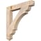Ekena Millwork Olympic Arts & Crafts Smooth Bracket, Douglas Fir, 3 1/2"W x 26"D x 26"H BKT04X26X26OLY03SDF - alternate 1